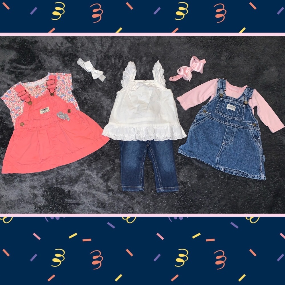 SOLD!!Three Baby Girl Outfits *BUY2GET2FREE!*